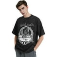 thumbnail image 3 of ACID Music BATH Retro Shirt Short Sleeve Vintage Wash T Shirt Funny Graphic Mens Womens Tee Tops, 3 of 6