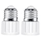 thumbnail image 5 of Adaptador de casquillo E26, casquillo de bombilla con rosca, universal, resistente al calor, fácil de instalar, adaptador de lámpara, convertidor de blanco, 5 of 9