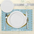 thumbnail image 3 of Ambesonne Blue Place Mats Set of 4, It's a Prince, Standard Size, Multicolor, 3 of 6