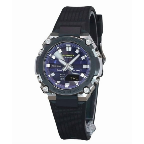 Casio G-Shock G-Steel Analog Digital Smartphone Link Bluetooth Blue Dial Solar GST-B600A-1A6 200M Men's Watch