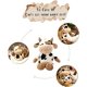 thumbnail image 5 of Juguete de peluche de vaca, muñeco de peluche con forma de animal de peluche, cojín suave y esponjoso para abrazar a un amigo, regalo para todas las edades y ocasiones, 1 pieza, 30 cm, 5 of 5