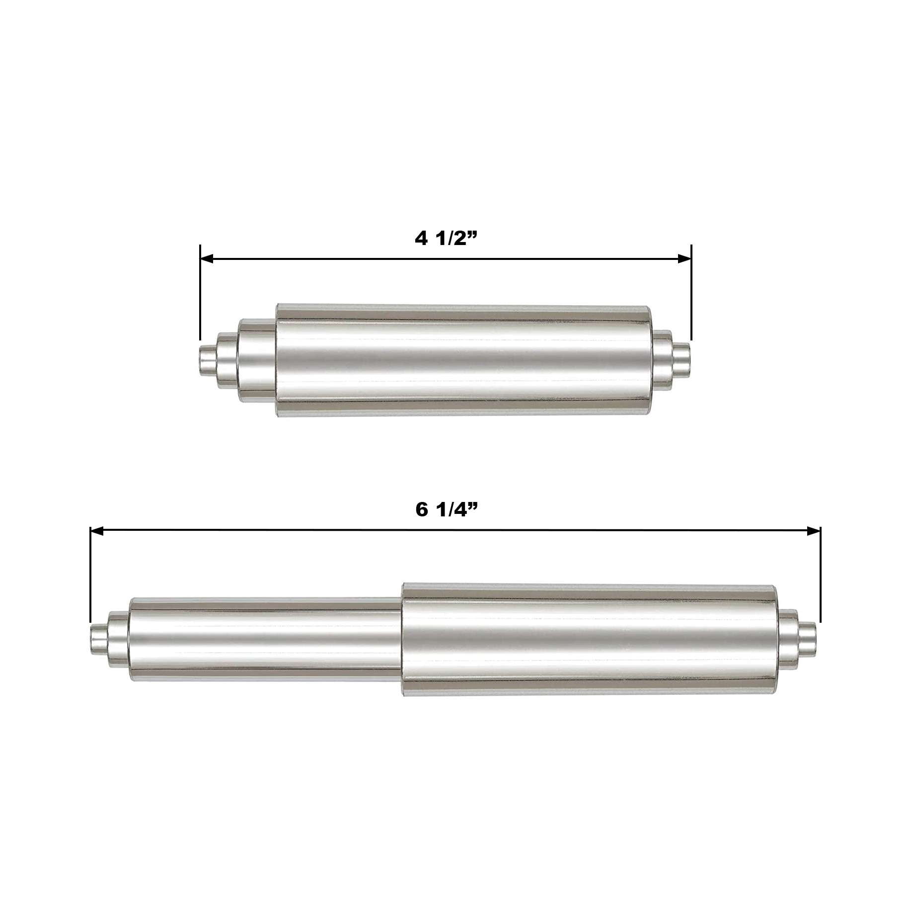 Mainstays Chrome-Plated Plastic Toilet Paper Holder Universal 1" Round