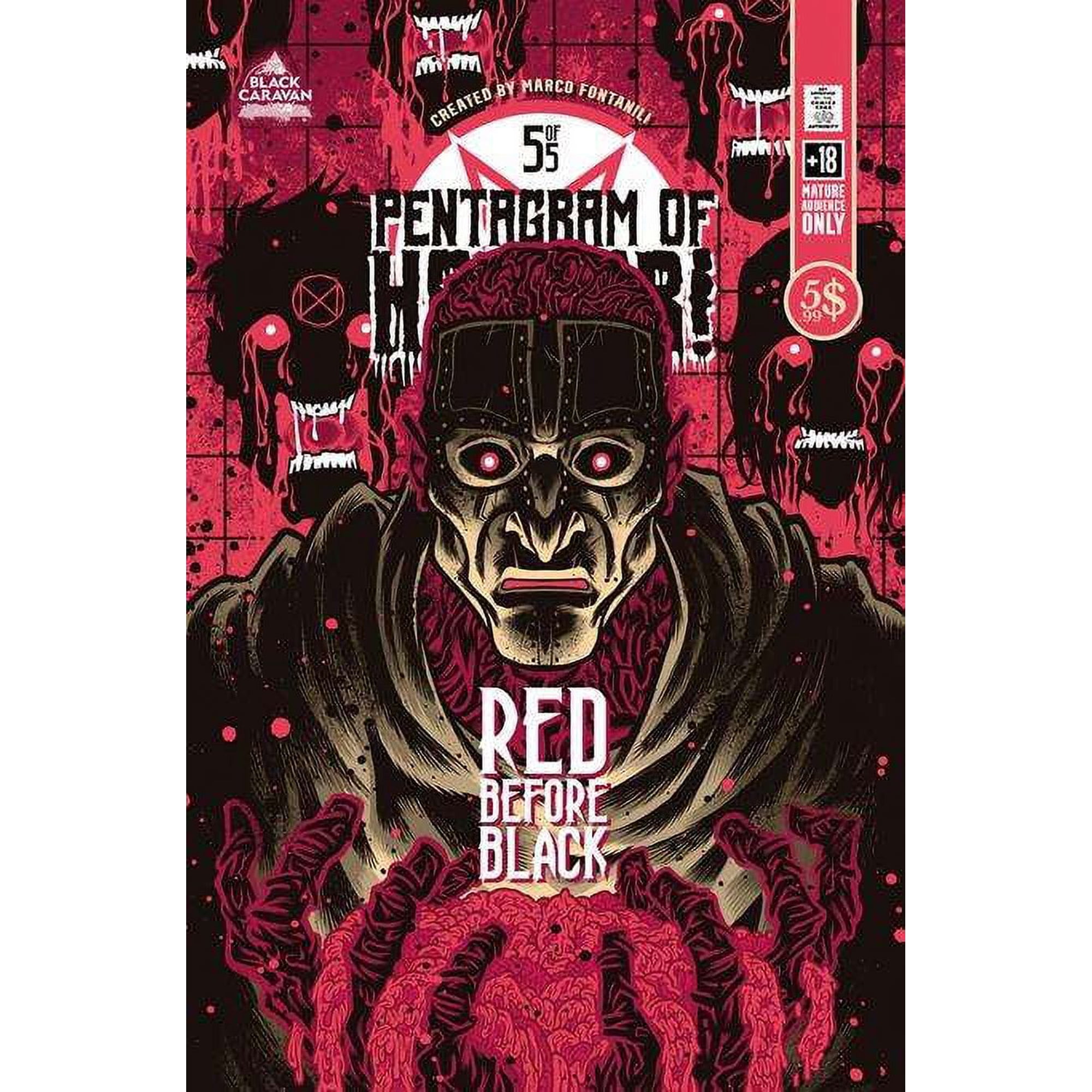 Pentagram of Horror! #5 VF ; Black Caravan Comic Book