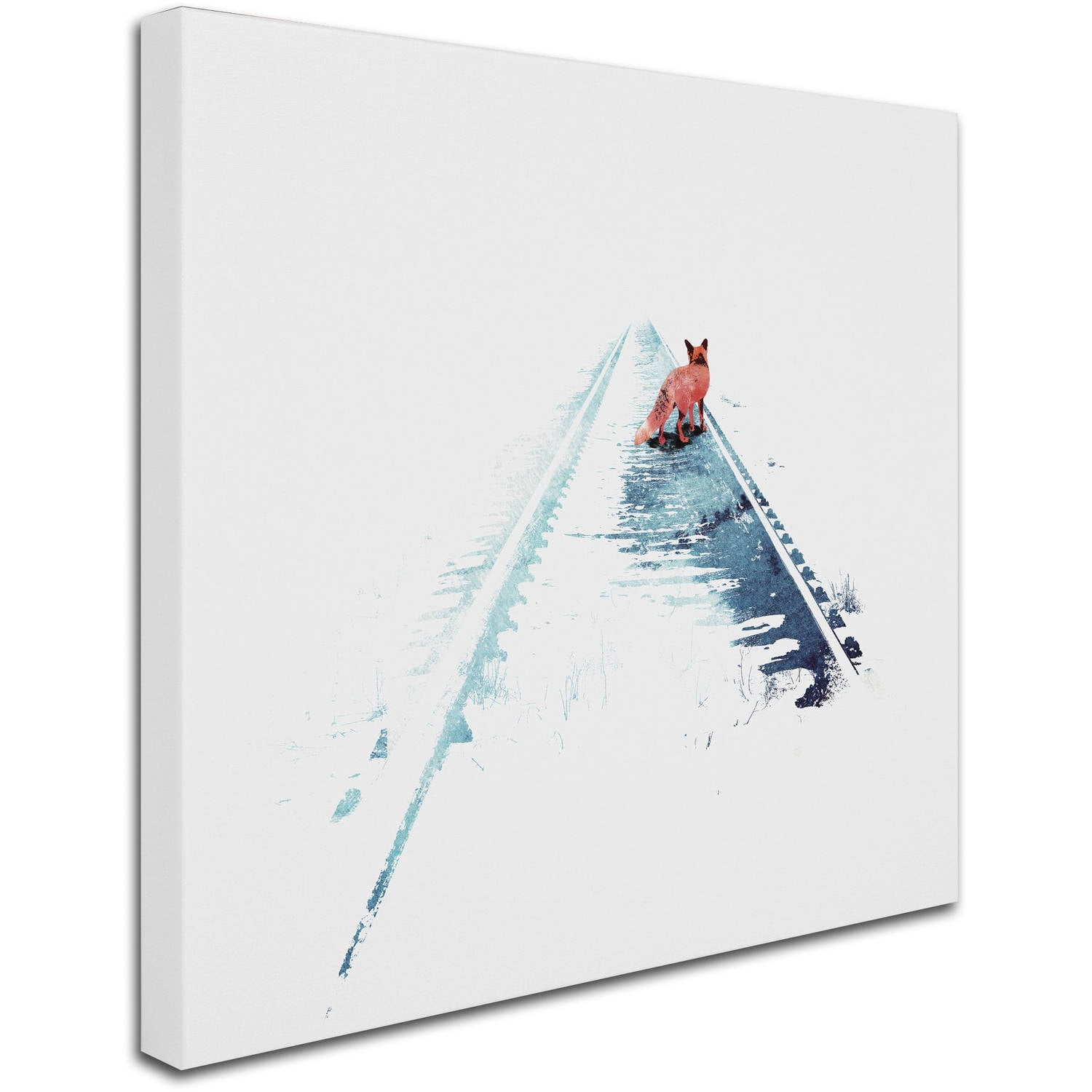 Trademark Fine Art 'From Nowhere To Nowhere' Canvas Art by Robert Farkas
