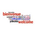 thumbnail image 2 of Welcome Word Cloud Wall Decal by Wallmonkeys Peel and Stick Graphic (36 in W x 14 in H) WM356032, 2 of 4