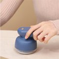 thumbnail image 3 of Moyic Pequeño suéter eléctrico de mano removedor de pelusas tela recargable muebles afeitadora Delinter hogar bolas de pelo azul Type2 NO2, 3 of 6