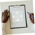 thumbnail image 5 of Plantillas de pared para pintar patrones grandes - Plantillas para manualidades reutilizables para pisos, lienzos, azulejos, telas, muebles, 5 of 5
