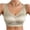 Beige, variant on hoksml Women's Seamless Push Up Bras Mesh V-Neck Bralette, Wide Supportive Straps, Reliable Bust Support and All-Day Comfort Daily Breathable Intimates