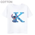 thumbnail image 5 of Camiseta de algodón para niños con letras ABCD y puntada blanca, camiseta con combinación de nombres para bebé, camiseta de dibujos animados Kawaii para niño y niña, top informal estilo Harajuku, 5 of 5