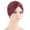 Wine, variant on YWDJ Turbans for Women Head Wraps Women Solid Ruffle Chemo Hat Headwear Head Wraps Turbans Beanie Cap Headwraps Wine One Size
