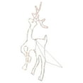 thumbnail image 3 of 24" Lighted Standing Reindeer Silhouette Outdoor Christmas Decor, 3 of 6