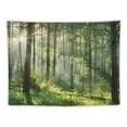 thumbnail image 5 of PRATYUS  Forest Tree Tapestry Nature Landscape Tapestry Sunshine Through Tree Tapestries Wall Hanging Green Fresh Woodland Scenery for Bedroom Ceiling Aesthetic Decoration, Sunlight, 5 of 6