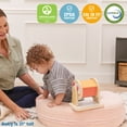 thumbnail image 6 of ECR4Kids SoftZone Cozy Sit-Up Support Ring Baby Floor Pillow, Toddler Seating, Pink, 6 of 9