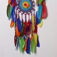 thumbnail image 2 of Indian Three-ring Dream Catcher Wall Handmade Wall Wedding Favor Bedroom Nursery Home Decoratiobn Supplies, 2 of 6