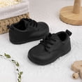 thumbnail image 6 of Baby Casual Sneakers for Early Walkers Lightweight Brit Style Flat Soled Infant Shoes for Spring and Autumn Black1 1, 6 of 7