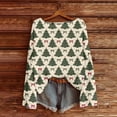 thumbnail image 1 of Chandails d'Hiver Grande Taille pour Femmes Chandails de Noël pour Femmes 2025 Col Rond Hiver Vacances Mignons Pulls Kaki m, 1 of 4