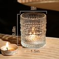thumbnail image 2 of Portavelas Votive Capaniel Glass, 36 paquetes, transparentes, 2 of 7