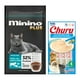 thumbnail image 1 of Minino Plus 10 Kg + Churu Atún con Vieira Sobre con 4 Tubos, 1 of 4