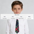 thumbnail image 4 of qolati Boys Ties Neckties Solid Color Kids Necktie Adjustable Woven Formal Kids Tie Wedding School Graduation Red, 4 of 7