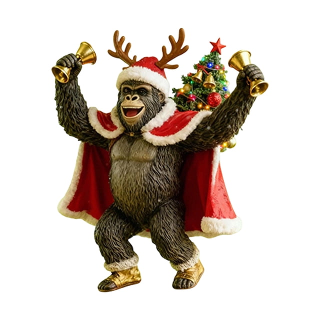Animales Decorativos Planos Adornos Navideños Adornos Navideños Adornos Navideños Colgantes para Árbol de Navidad Impresión Plana 2D Colgantes Acrílicos Adornos Navideños Decoraciones Navideñas para E