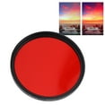thumbnail image 4 of Full Red Color Lens Filter Threaded Camera Red Filter Enhances Sunset and Landscape Photography for 67mm 62mm 58mm 55mm 52mm Interface Lens, 4 of 7