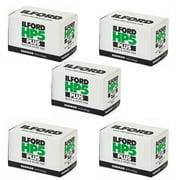 5 Rolls Ilford HP5 Plus 135-24 Exp. Black & White Print 35mm Film, 1700646