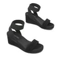 thumbnail image 4 of DREAM PAIRS Women's Elastica Ankle Strap Open Toe Platform Wedge Sandals, 4 of 5