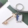 thumbnail image 4 of Attack On Titan Combination Keychain Key Ring Pendant Pendant Bag, 4 of 8