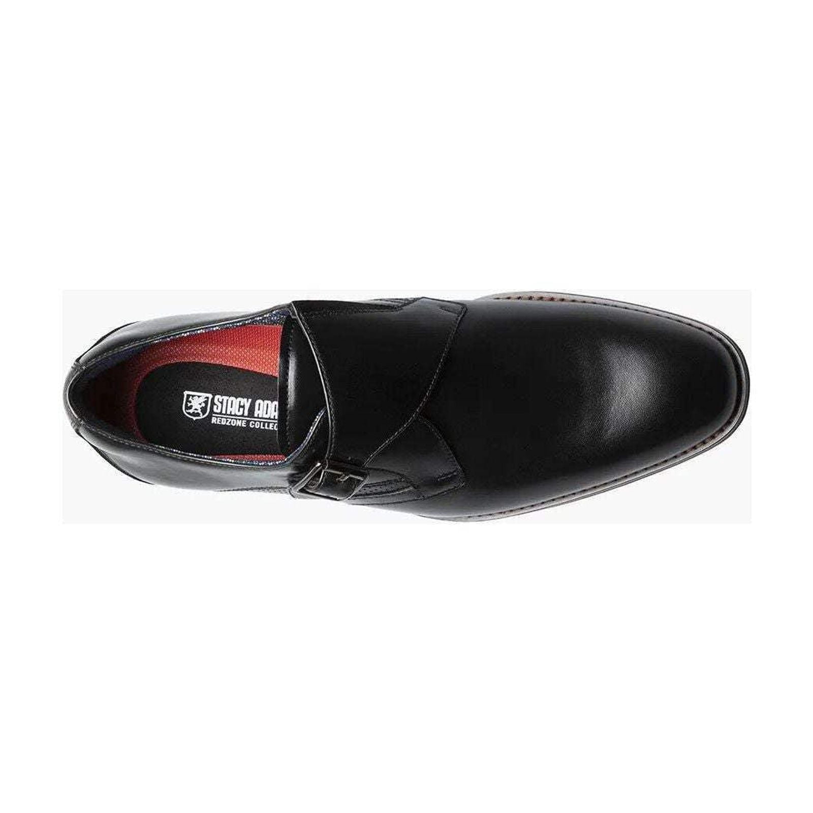 NIB The‎ Stacy Adams Karcher Plain Toe Monk Strap Black size 14 Leather Upper Amazon.com: Stacy Adams Men main image 4