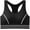 Black, variant on Sports Bras for Women Cotton Racer Back Bra Stretch Pullover Workout Everyday Bras Medium Impact Supports Bralettes