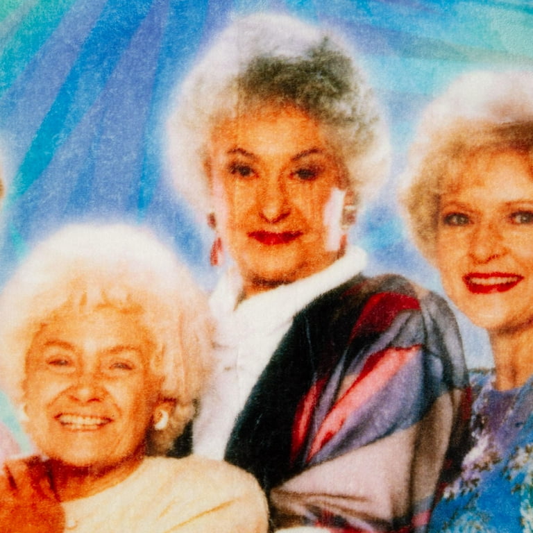 The Golden Girls Raschel Fleece Throw Fleece Blanket 45 x 60 Inches