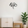 thumbnail image 6 of Infinity Heart Metal Wall Art – Eternal Love Decor, Geometric Hollow Steel Sculpture, Unique Bedroom & Wedding Decoration, Romantic Heart-Shaped Plaque for Couples，room decor, 6 of 16