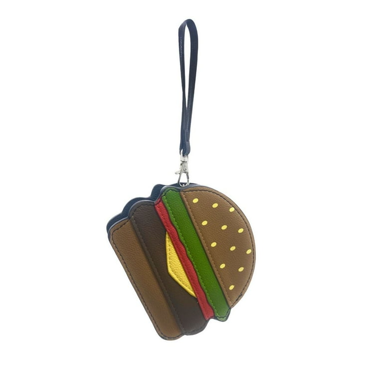Empire Cove Mini Hamburger Coin Purse Wallet Zippered Pouch Bag