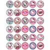 30 x Edible Cupcake Toppers Themed of Hello Kitty Party Collection of Edible Cake Decorations | Uncut Edible on Wafer Sheet