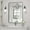 Black, variant on PAIHOME Wall Mirror Vanity Mirror Bathroom Mirror with Round Corner (1 Piece) Silver 22W * 30H Inches Silver
