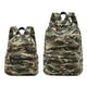 thumbnail image 2 of Mochilas escolares de camuflaje para niños, morral de hombro ligero para guardería, 2 tamaños, novedad Fivean unisex, 2 of 2