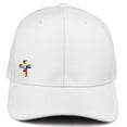 Daxton Premium Mid Profile Hat Semi Curved Visor Cap Autism Awareness