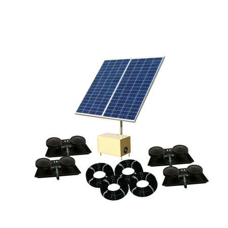 Pond Aeration System - Outdoor Water Solutions Solar AerMaster 5 Direct Drive Pond Aeration System