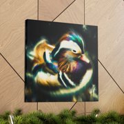 Mandarin Duck Expressionism - Canvas