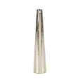 thumbnail image 6 of DecMode 17", 22"H Slim Cone Silver Metal Vase with Extended Handles, Set of 2, 6 of 13