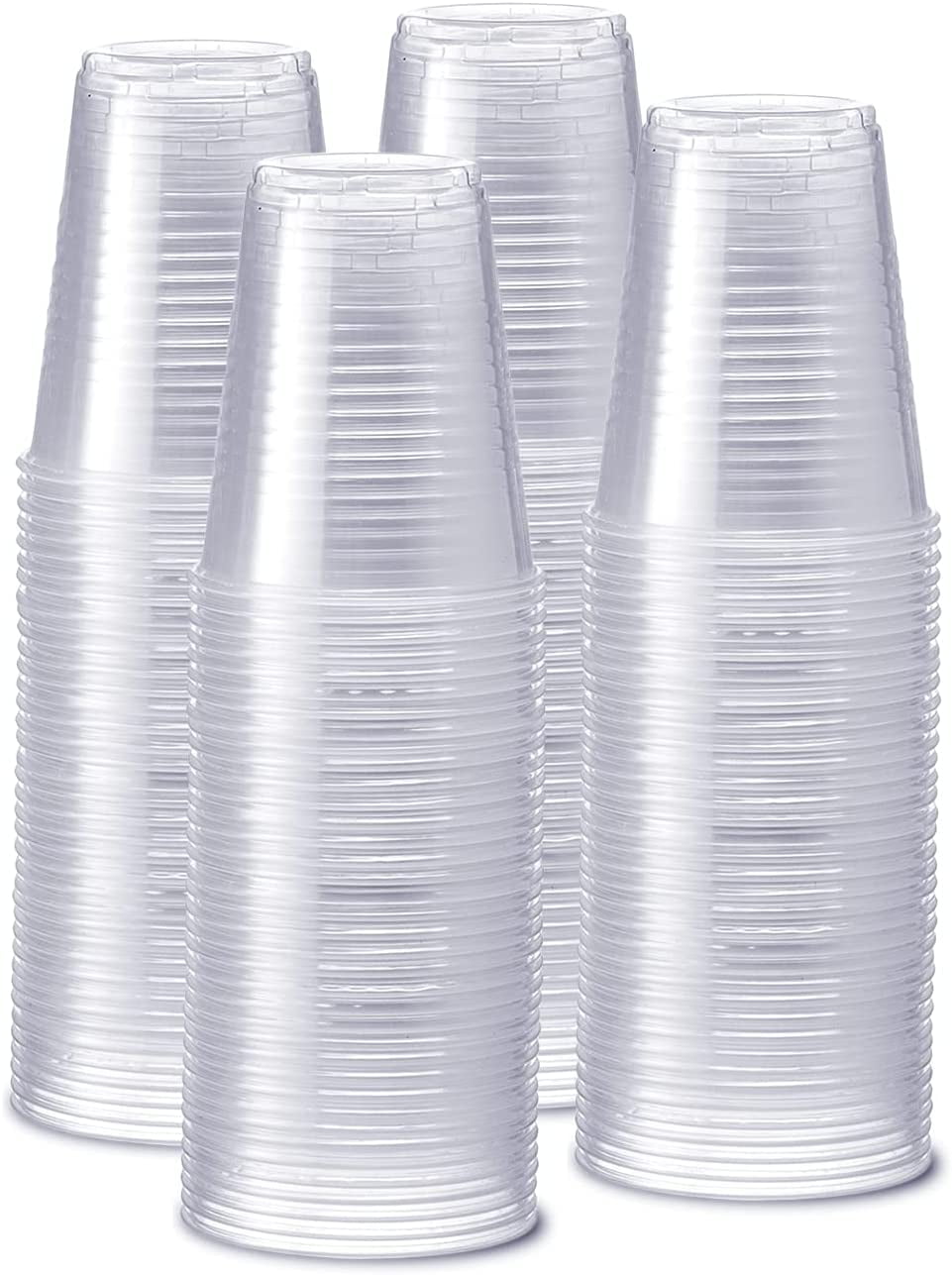 Comfy Package 12 Oz Plastic Drinking Cups Disposable Clear Cups for Party, 240Pack