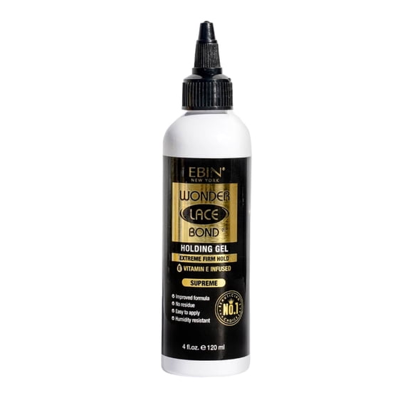 Ebin New York Wonder Lace Bond, Holding Gel, Extreme Firm Hold, Supreme 4oz