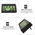 thumbnail image 2 of 3 Pcs Car Clocks Mini Mute Clocks Desktop Digital Clocks Electronic Clocks, 2 of 7