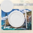 thumbnail image 3 of Ambesonne Sea Life Place Mats Set of 4, Italian Mediterranean, Standard Size, Multicolor, 3 of 6
