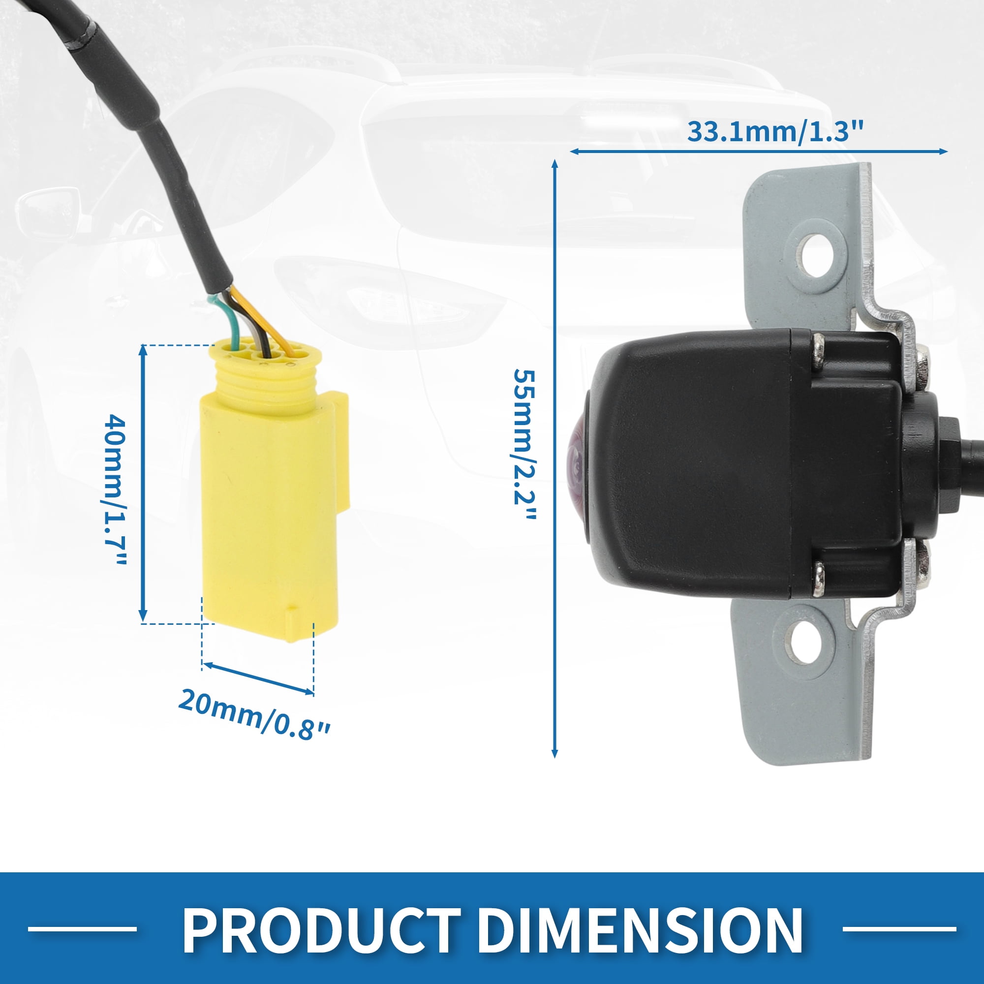 Unique Bargains Rear View Park Assist Backup Camera for Hyundai Tucson IX35 2010-2013