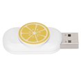 thumbnail image 4 of Innovative lemon-shaped USB flash drive, 16GB, portable, durable, moisture-proof, hot-swap, plug and play., 4 of 5