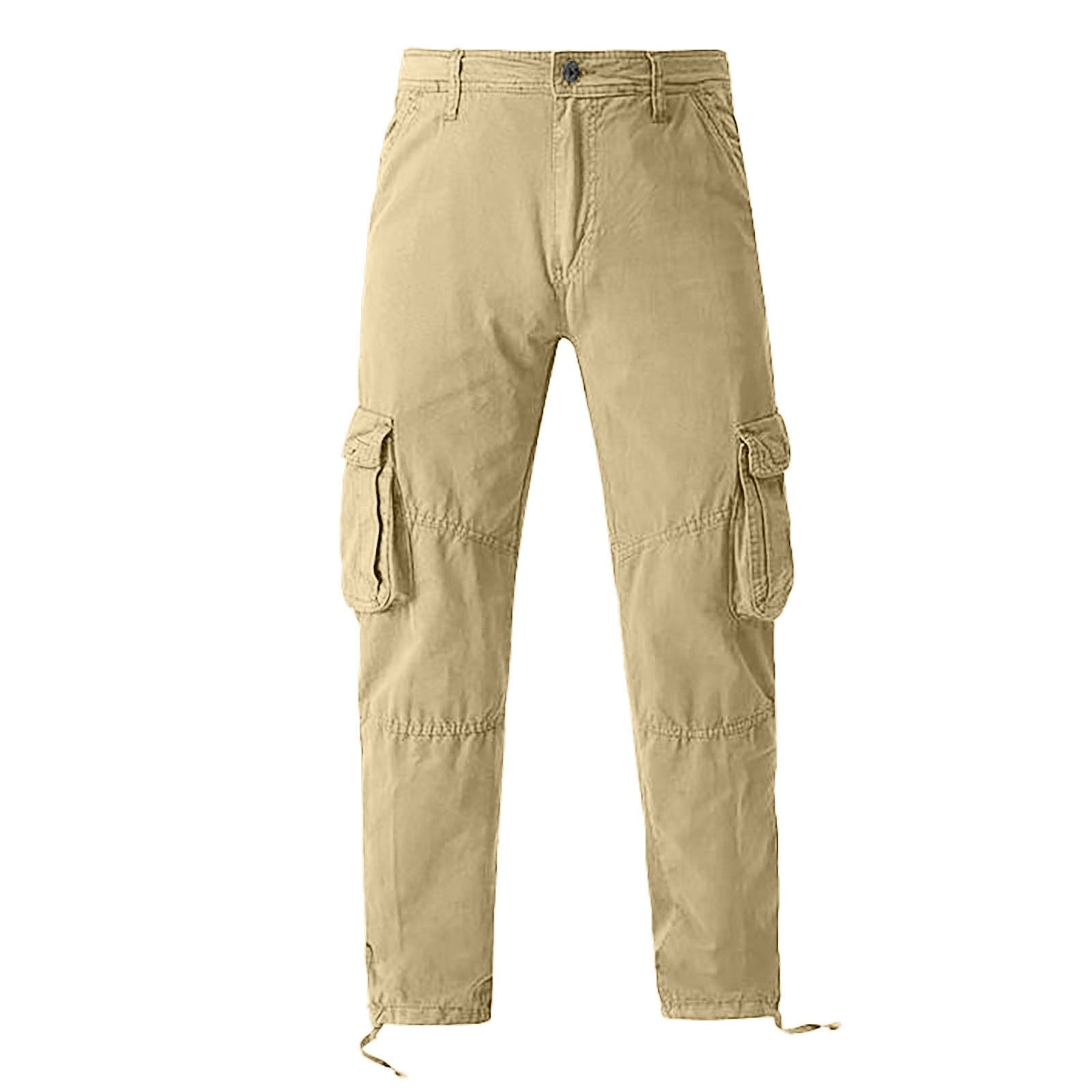 Zszcpp Work Pants Men Relaxed Fit Long Retro Stretch Elastic