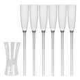 thumbnail image 3 of Xihbxyly Juego de Copas de Playa, Elegantes Copas de Champán Acrílicas, Vasos de Cóctel Espumosos, Elegantes Artículos para Fiestas, Banquetes de Boda, Perfectos para Cualquier Ocasión., 3 of 7