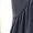 Navy Blue, variant on Women'S Deep V Neck Pleated Lotus Sleeve Loose Vest Dress Blue XXL