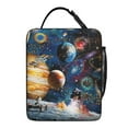 thumbnail image 6 of Galaxy Space Lunch Box, Planet-Style Insulated Cooler Bag for Men & Women - Leakproof Astronaut Lunch Tote for School Commute, STEM Field Trips and Space Camp, 6 of 6